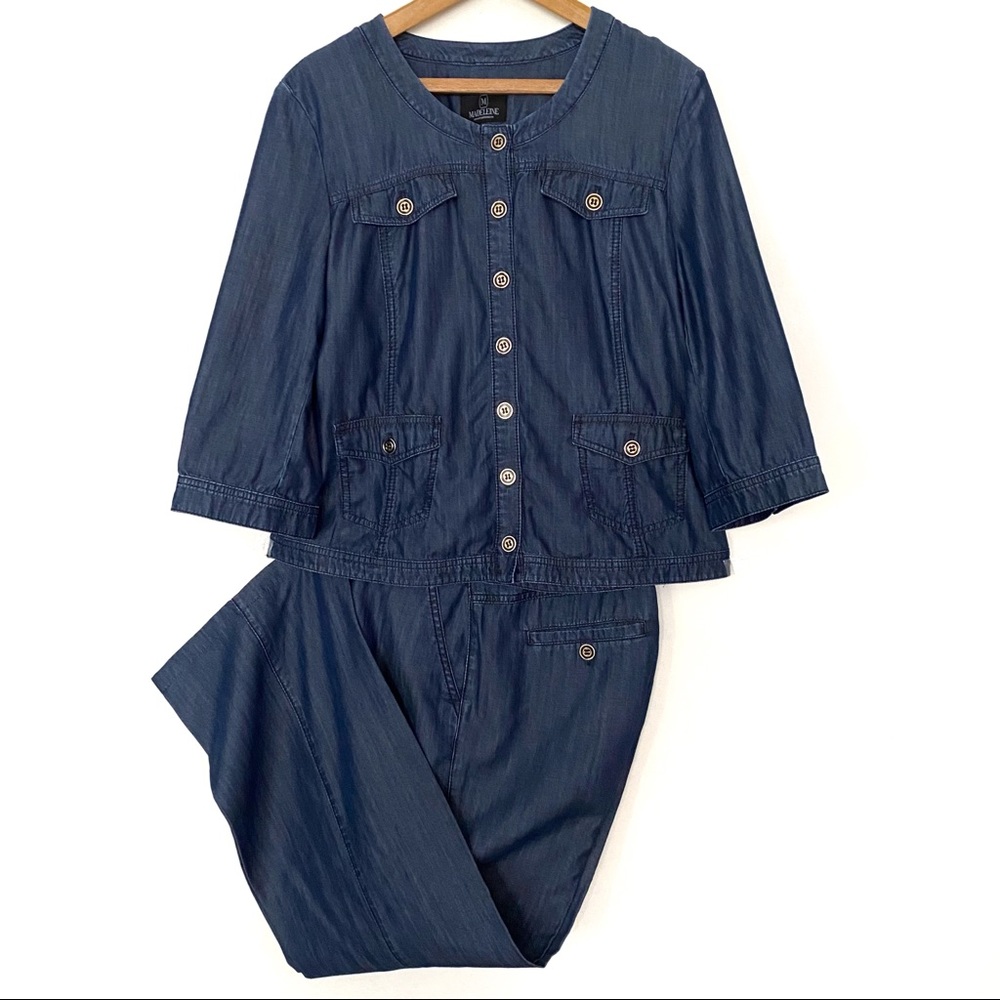 Denim 2 piece set by Madeleine